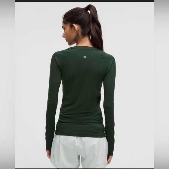 lululemon athletica Tops - Lululemon Legacy Green Swiftly Full Length Long Sleeve Top size 6